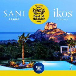 Новини та знижки від популярних Sani Resort 5* та Ikos Resorts 5*